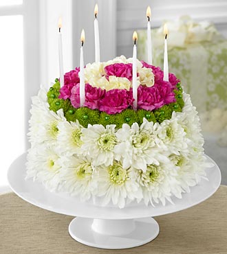 FTD Wonderful Wishes Floral Cake