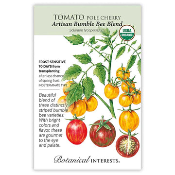 Tomato Pole Cherry 'Artisan Bumble Bee Blend'