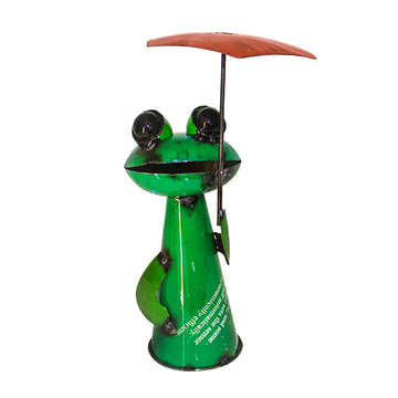 Umbrella Frog Sculpture