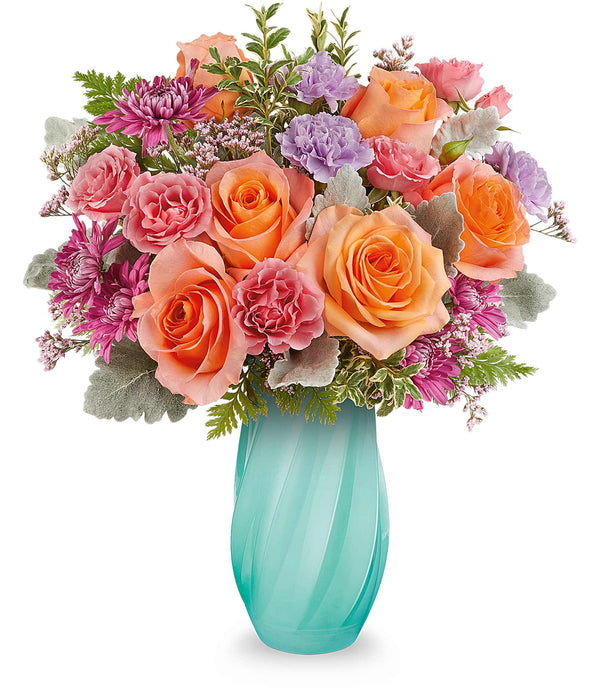 Teleflora Blue Radiance Bouquet | Pesches Flowers & Garden Center