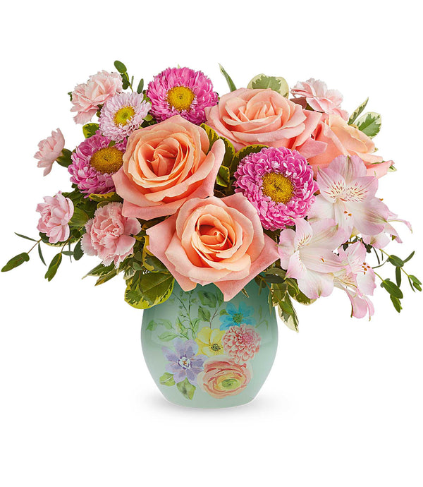 Teleflora Watercolor Garden Bouquet | Pesches Flowers & Garden Center