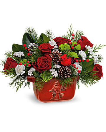 Teleflora Classic Cardinal Centerpiece