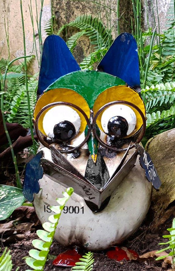 Owl Scholar Sculpture