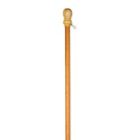 Flag Pole: Wood