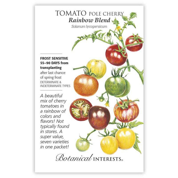 Tomato Pole Cherry 'Rainbow Blend'