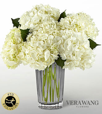FTD Ivory Hydrangea Bouquet by Vera Wang