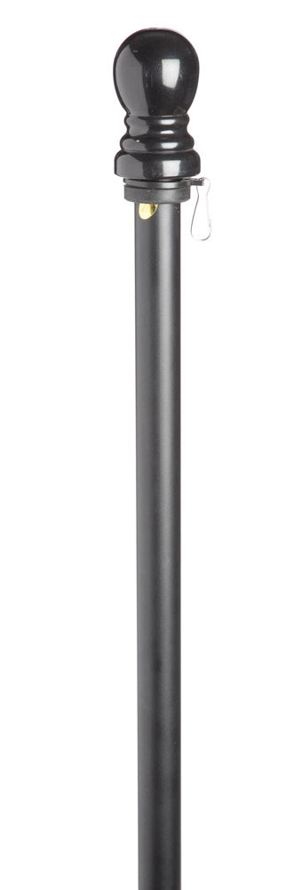 Flag Pole: Black Metal