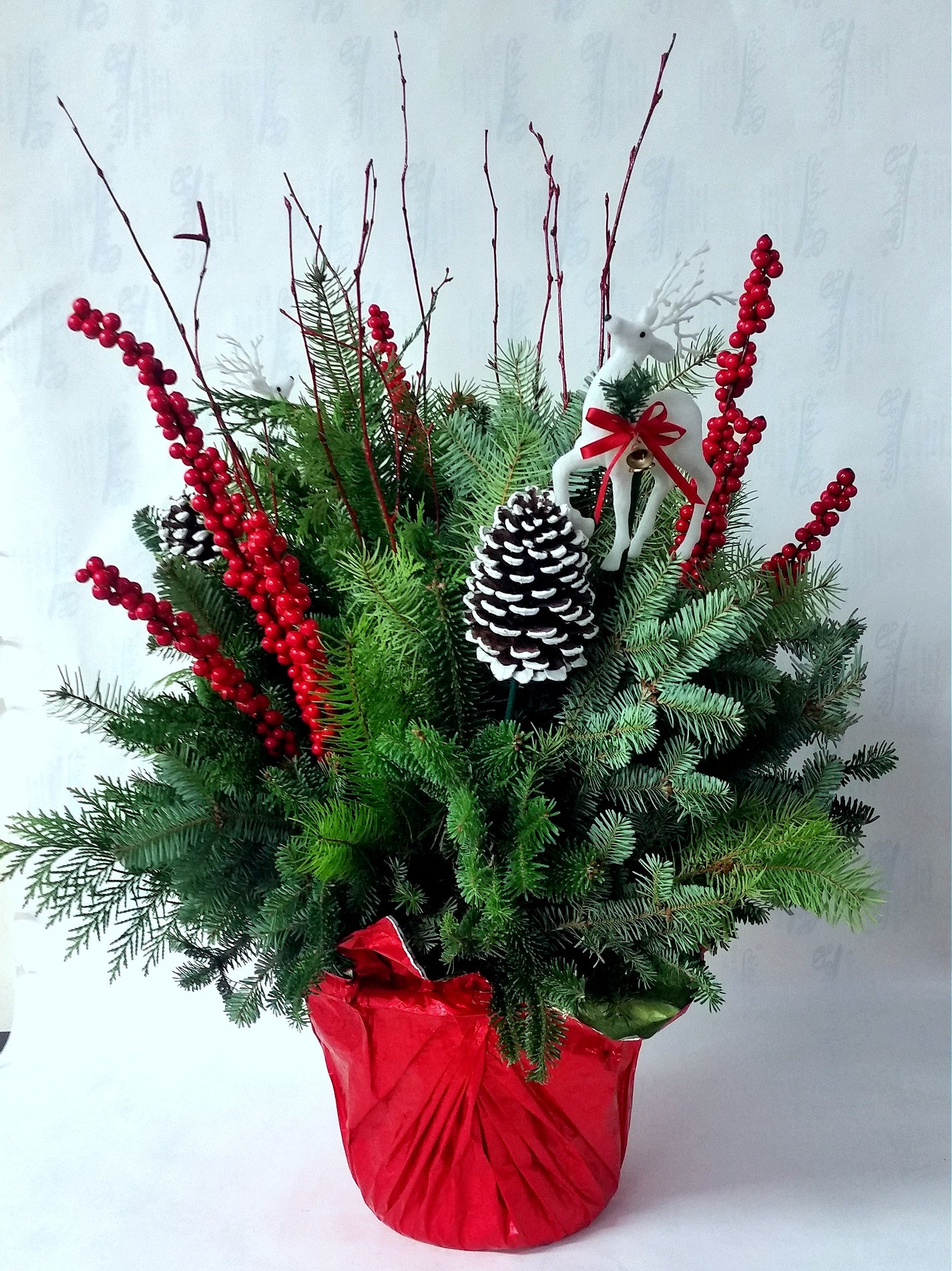 holiday pots for plants Holiday Porch Planters