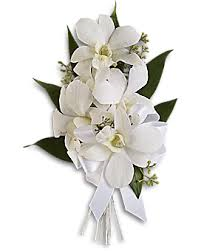 フラワー・ガーデニング corsage no.775 Teleflora Graceful Orchids Corsage | Pesches Flowers & Garden Center