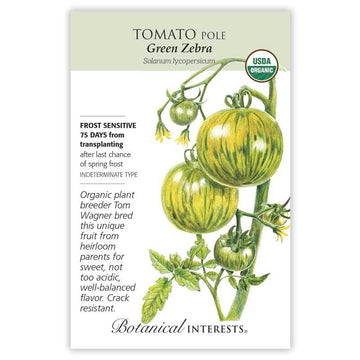 Tomato Pole 'Green Zebra'