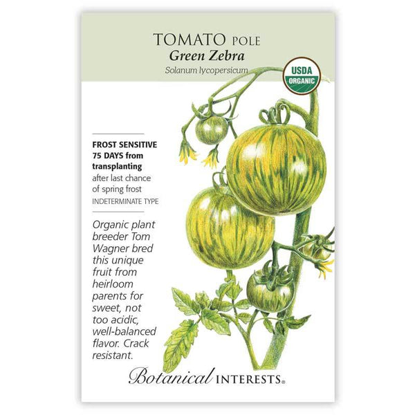 Tomato Pole 'Green Zebra'