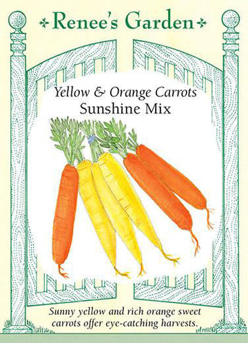 Carrots 'Yellow & Orange Sunshine Mix'