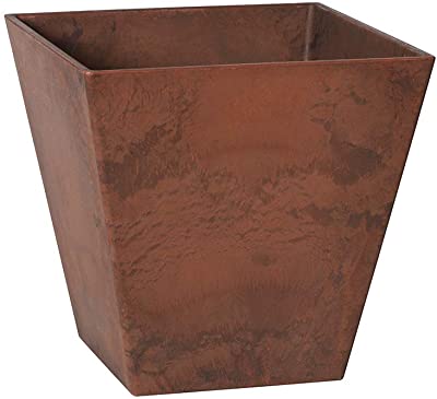 Rust Square Ella Pot