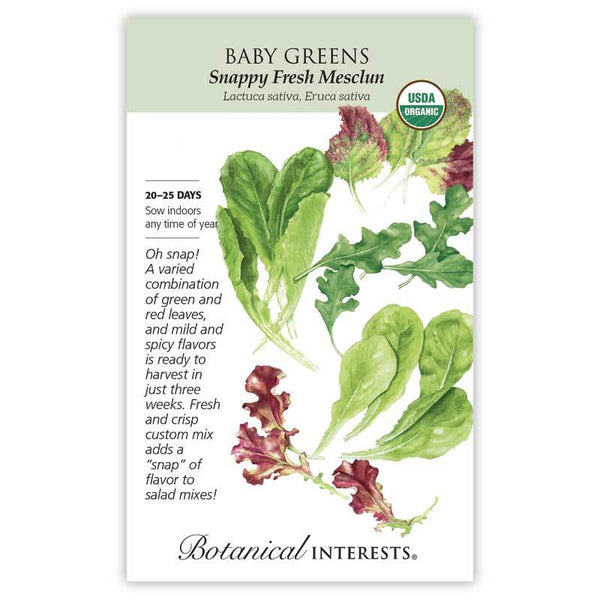 Baby Greens 'Snappy Fresh Mesclun'