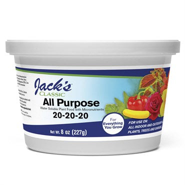 general purpose fertilizer for plants Jacks All Purpose 20-20-20