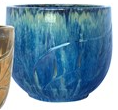 Giant Leaf Planter: Skyfall Glaze