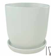 Eastham Egg Pot: Matte White