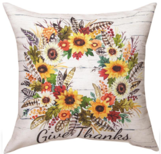 Give Thanks 18x18in Pillow