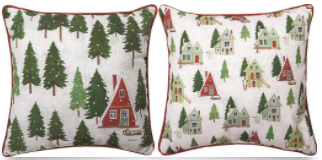 Alpine Cabin Pillows 18x18in