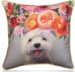 Dog in Bloom Westie