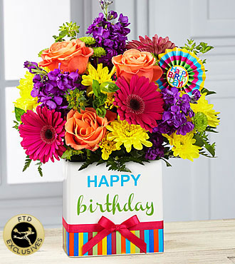 FTD Birthday Brights Bouquet