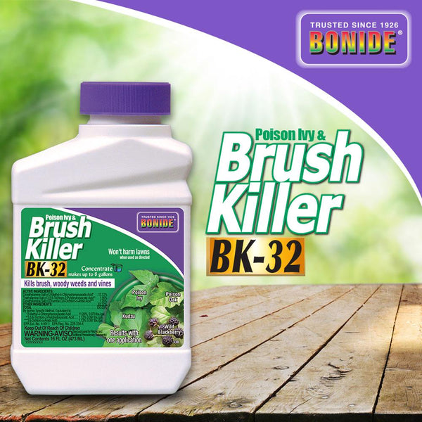 woody brush herbicide Bonide Brush Killer Bk-32 Concentrate