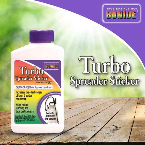 Bonide Turbo Spreader Sticker 8oz