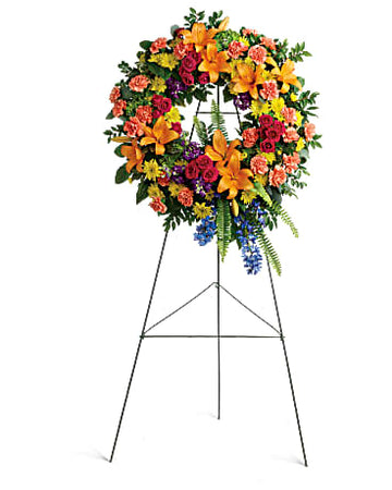 Teleflora Colorful Serenity Wreath