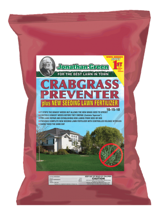 Crabgrass Preventer plus New Seeding Lawn Fertilizer