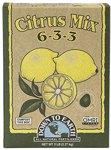 Down To Earth Citrus Mix 6-3-3