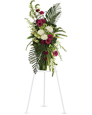 Teleflora Gerberas And Palms Spray