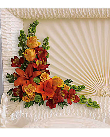 Teleflora Island Sunset Casket Insert