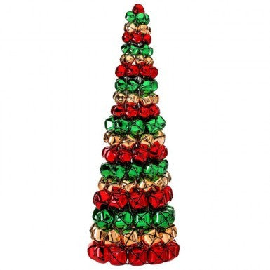 Tree: Red, Green, & Gold Jingle Bell