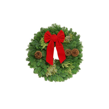 Wreath - Noble Fancy Fir Mix