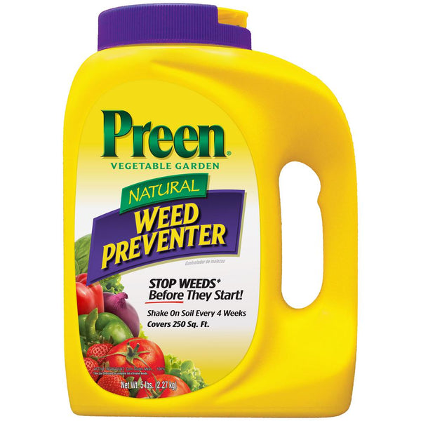 natural herbicides for weeds Preen Natural Vegetable Garden Weed Preventer