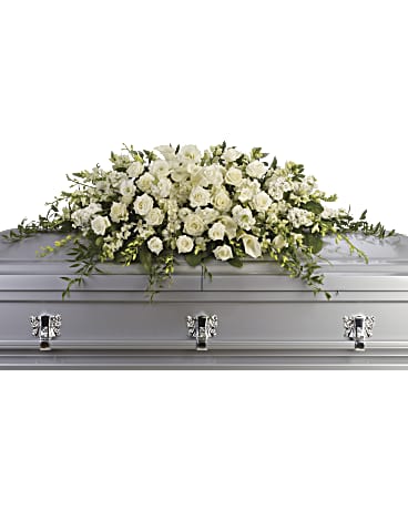 Teleflora Purity And Peace Casket Spray
