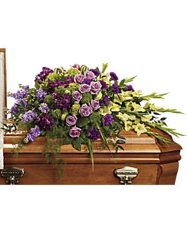 Teleflora Reflections of Gratitude Casket Spray