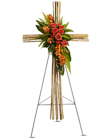 Teleflora River Cane Cross
