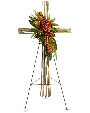 Teleflora River Cane Cross