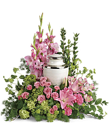 teleflora sacred garden spray Teleflora Sacred Solace Cremation Tribute