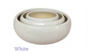 white succulent bowl Ceramic Succulent Bowl