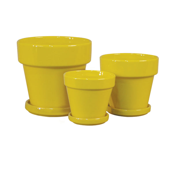 Standard Pot Saucer Attached: Sunflower