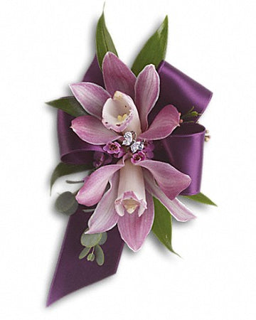 Exquisite Orchid Wristlet