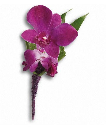 Teleflora Perfect Purple Orchid Boutonniere