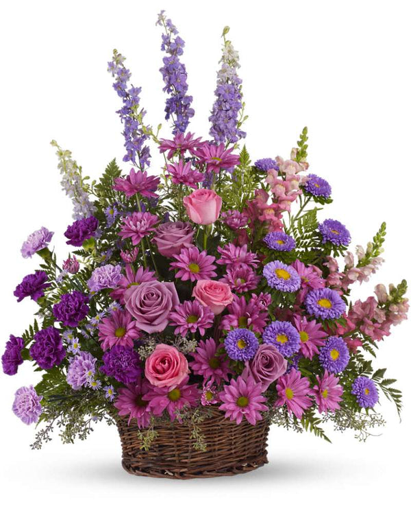 Teleflora Gracious Lavender Basket