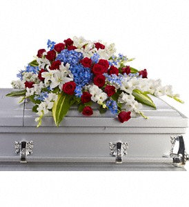 Teleflora Distinguished Service Casket Spray