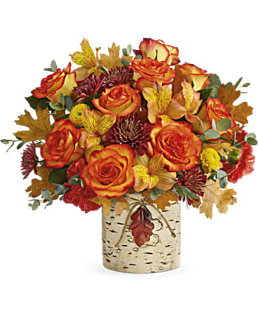 Teleflora Autumn Colors Bouquet | Pesches Flowers & Garden Center