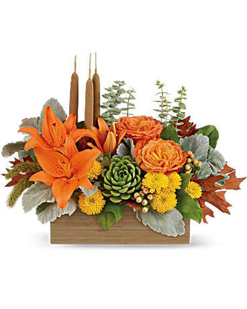 Teleflora Fall Bamboo Garden