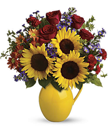 Teleflora Sunny Day Pitcher of Joy