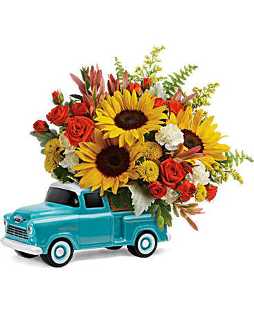 Teleflora Chevy Pickup Bouquet